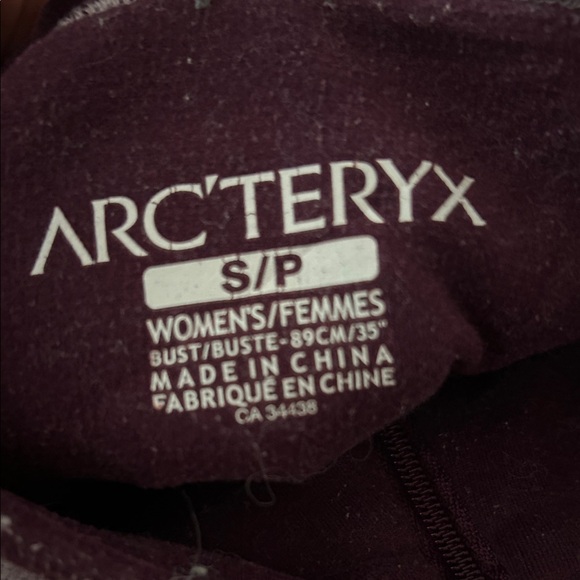 Arc’teryx Sweater Womens Small Pink Polartec Quarter Zip Fleece Covert Cardigan - Picture 4 of 4